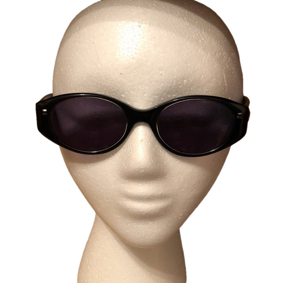 Von Furstenberg sunglasses Italy vintage MOD MF 104 50 Unisex Oval Black main image 5